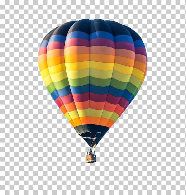 Hot air balloon isolated