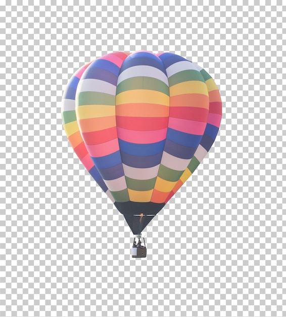 Hot air balloon isolated