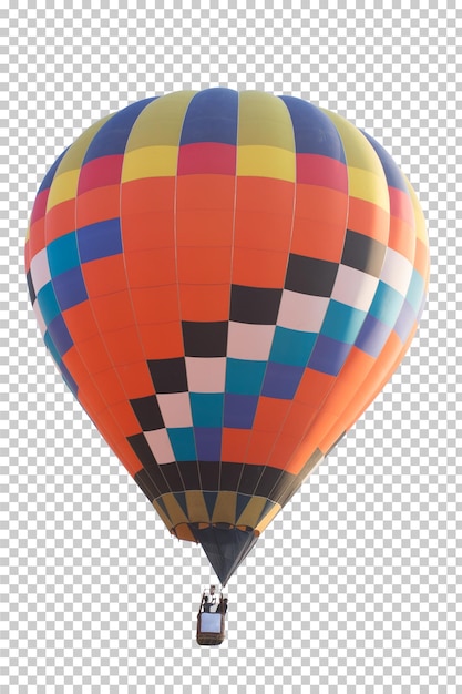 Hot air balloon isolated