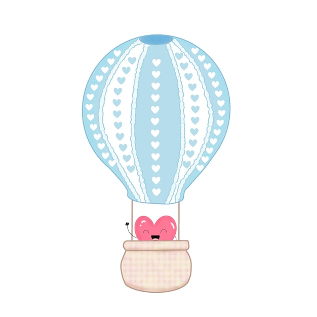 a hot air balloon with a pig in it