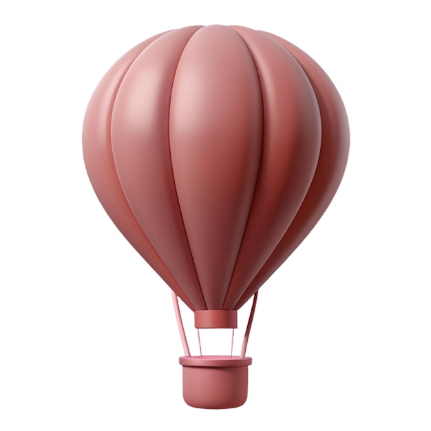 PSD a hot air balloon with a red lid that says quot hot air balloon quot