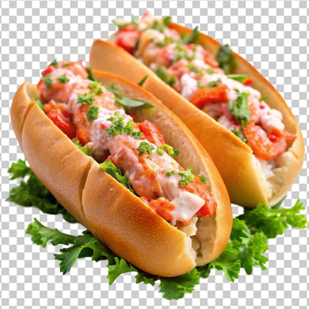 PSD hot dog on transparent background