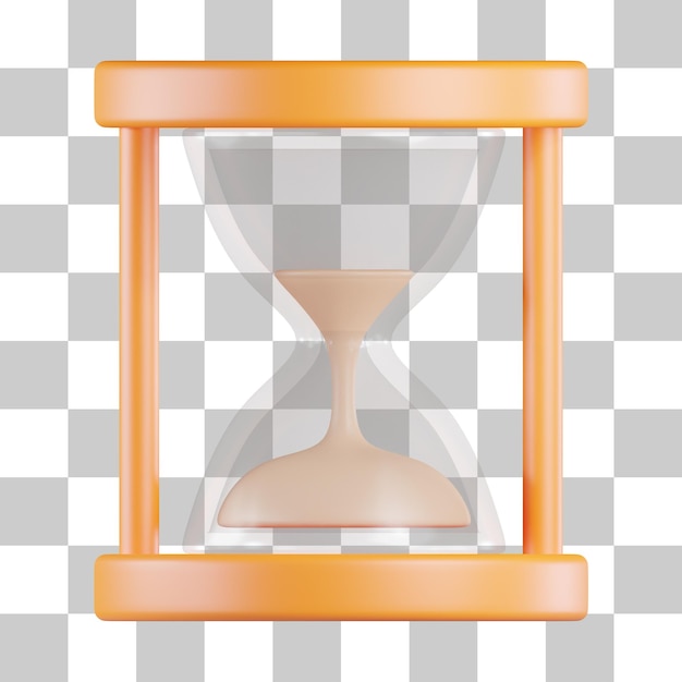 Hourglass 3D Icon