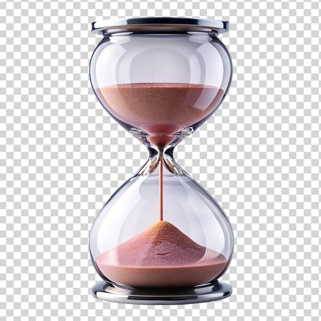 Hourglass isolated on transparent background