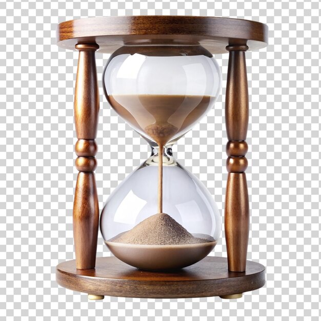 Hourglass isolated on transparent background