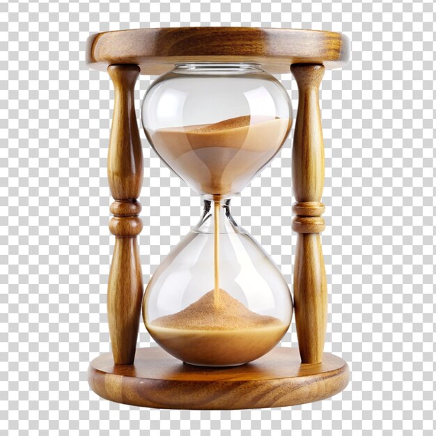 Hourglass isolated on transparent background