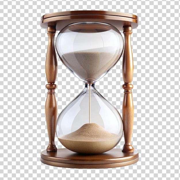 Hourglass isolated on transparent background