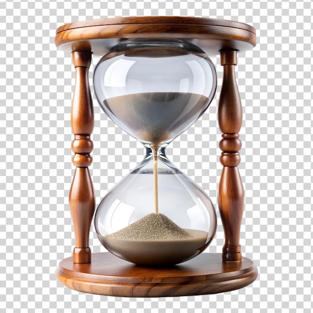 Hourglass isolated on transparent background