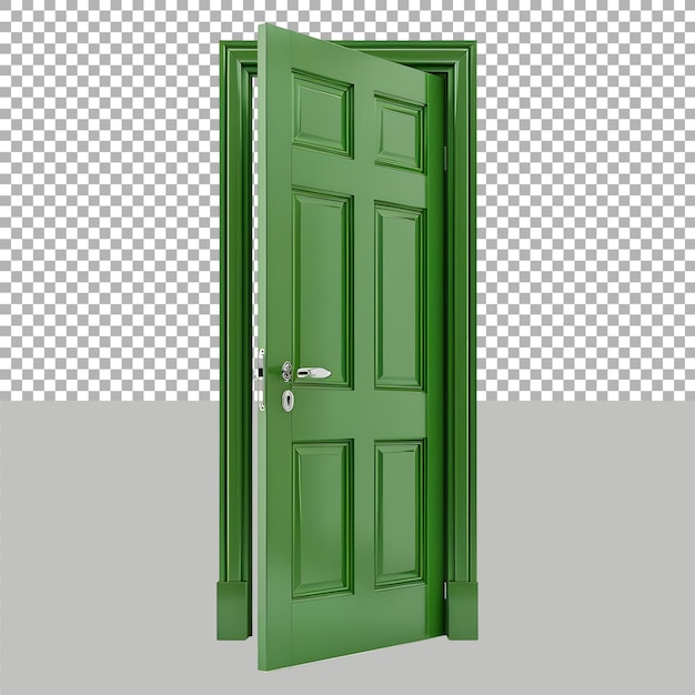 House Outdoor Door on Transparent background Ai Generated