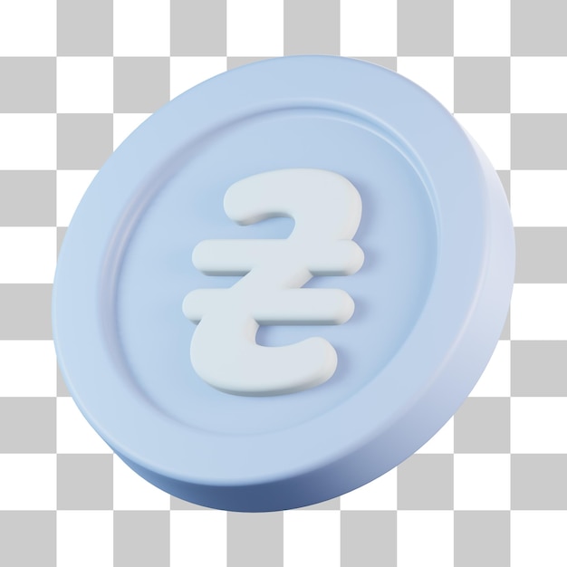 Hryvnia 3D Icon