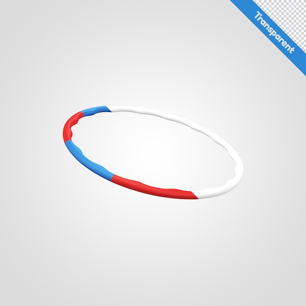 Hula hoop 3d illustration