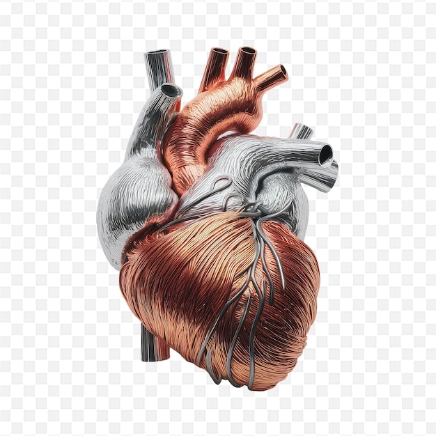 a human heart with a human heart on it