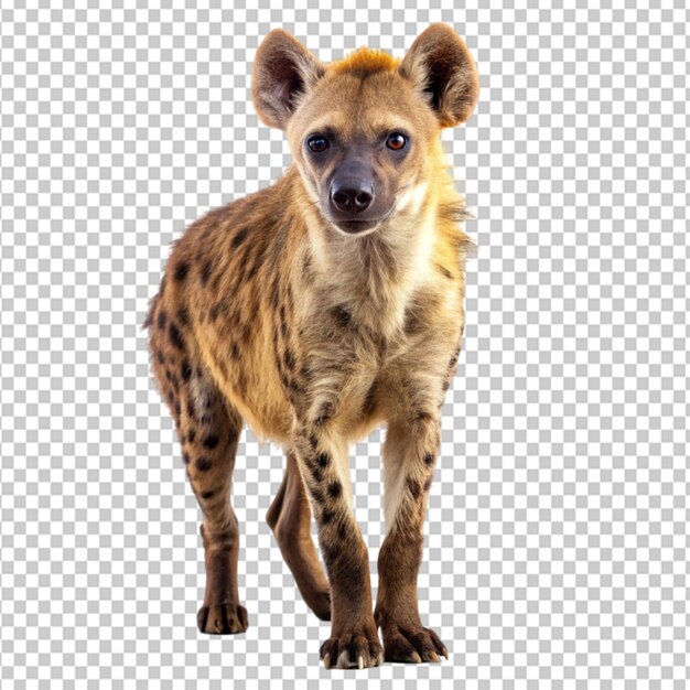 hyena on transparent background