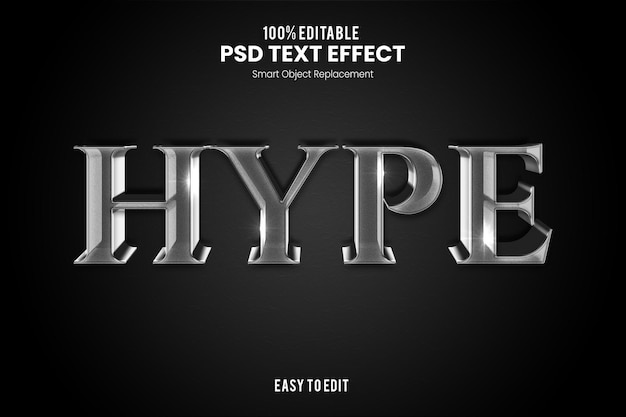 Hype Elegant Exclusive 3D Text Effect