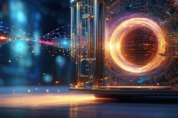 A hyperrealistic scene illustrating the artistry of Quantum Computing 04