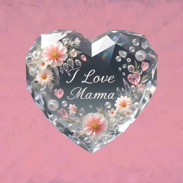 PSD i love you mama sublimation mothers day