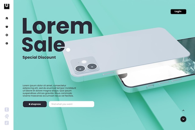 I phone sale landing page