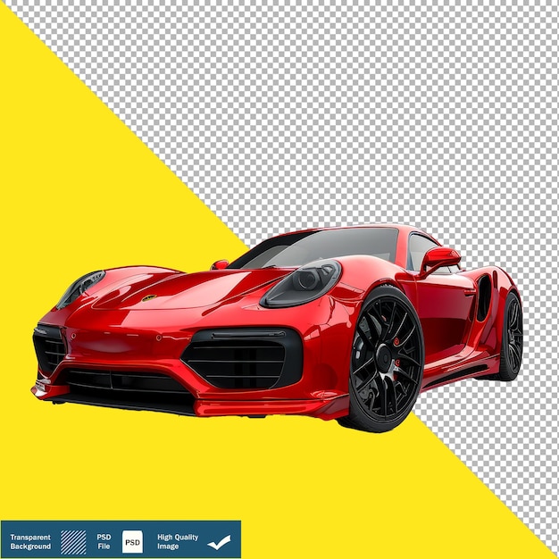 I SelfIdentify as a Sports Car on a transparent background PNG PSD