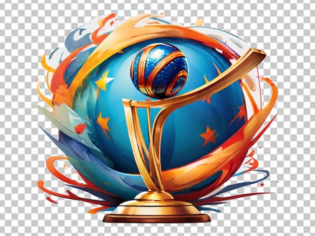 PSD icc cricket world cup on white background