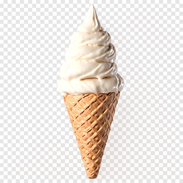 ice cream cone isolated on a transparent background