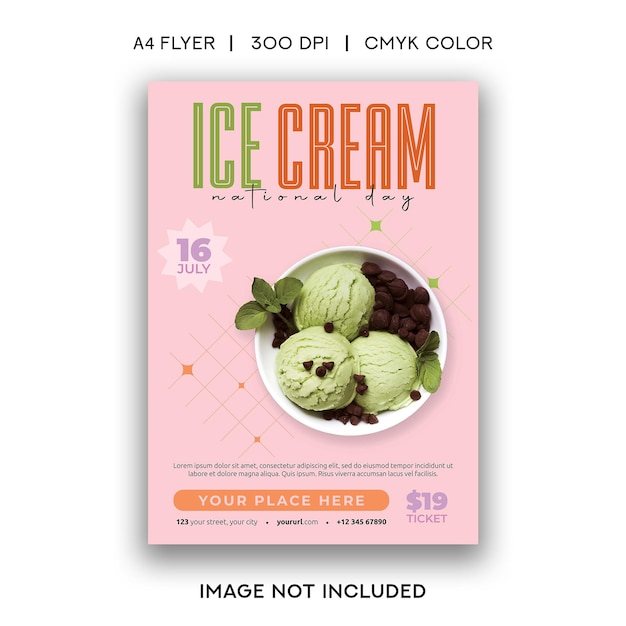 Ice Cream Flyer