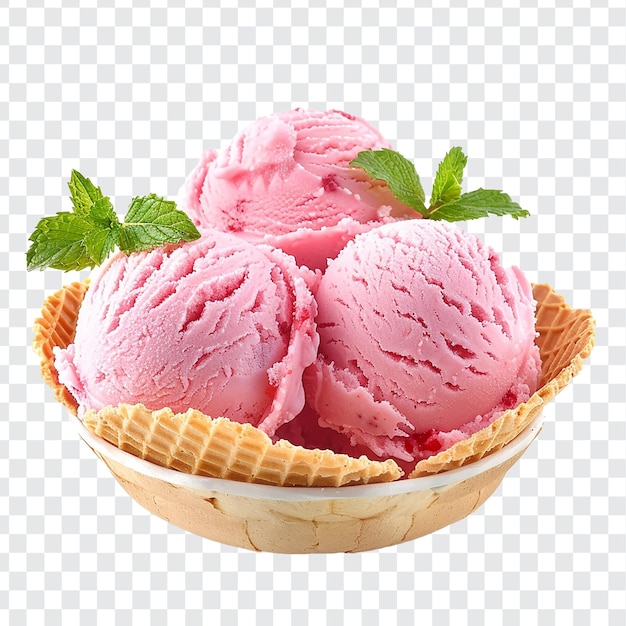 Ice Cream isolated on transparent background