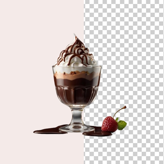 ice cream isolated on a transparent background