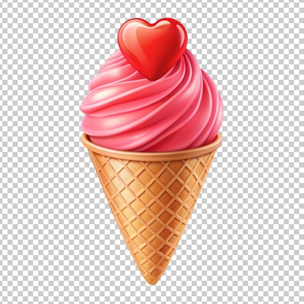 ice cream love transparent background