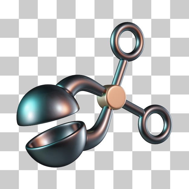 Ice Cream Scoop Device 3D Icon