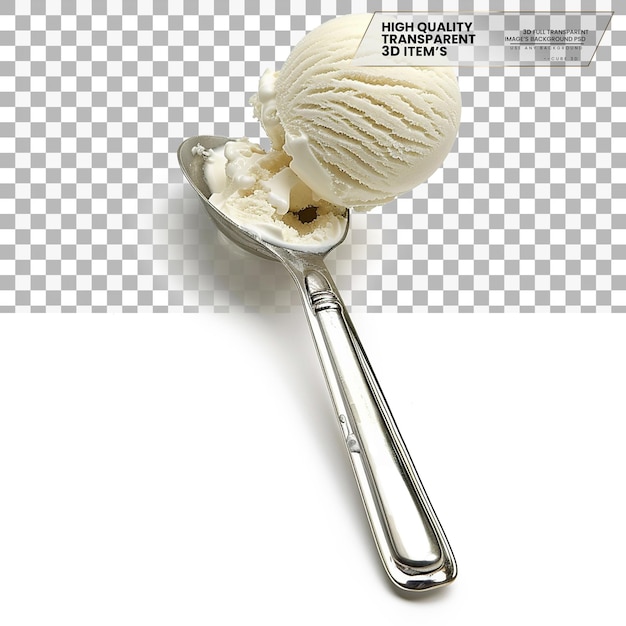 Ice cream scoop A utensil used for scooping ice cream on transparent background