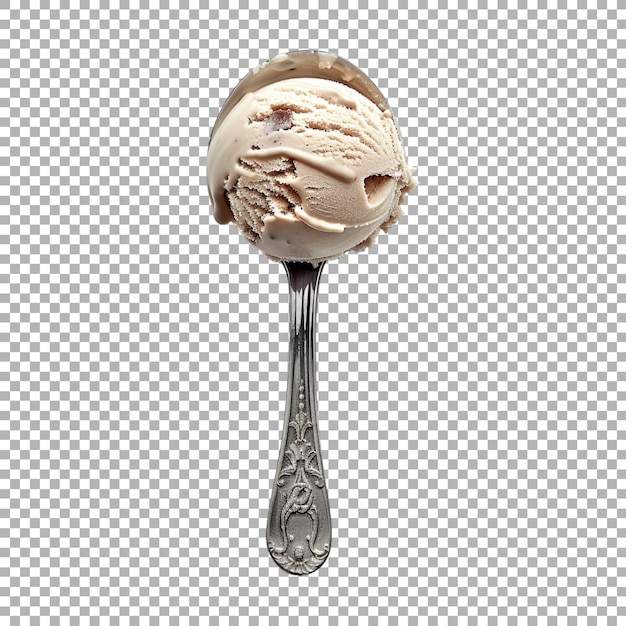 PSD ice cream scope on transparent background ai generated