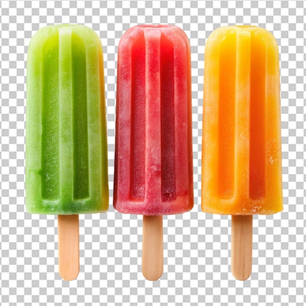 Ice lollies transparent background