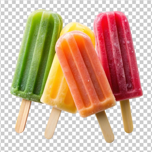 PSD ice lollies transparent background