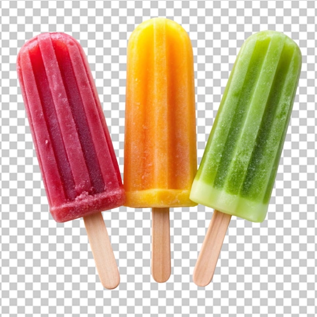 PSD ice lollies transparent background