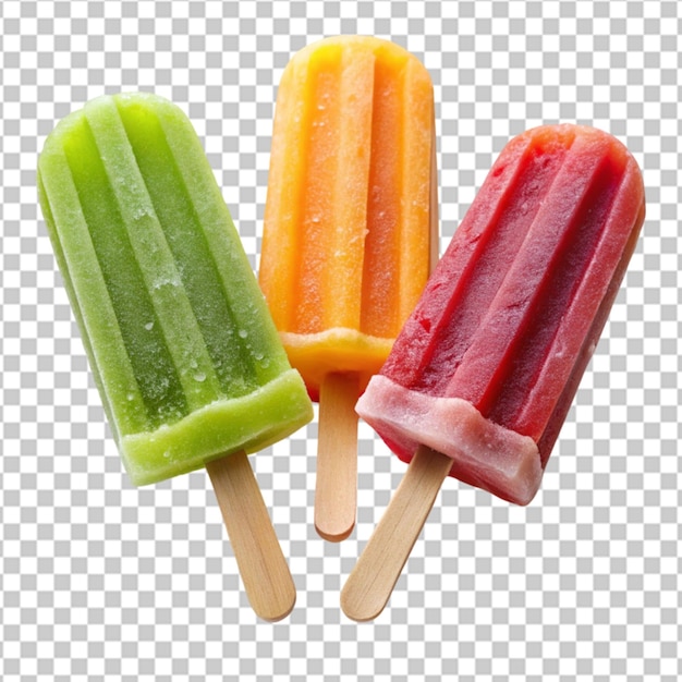 PSD ice lollies transparent background