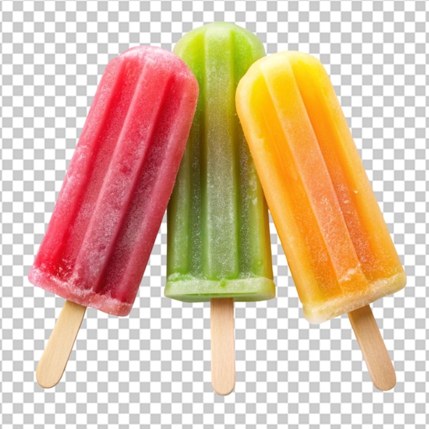 PSD ice lollies transparent background