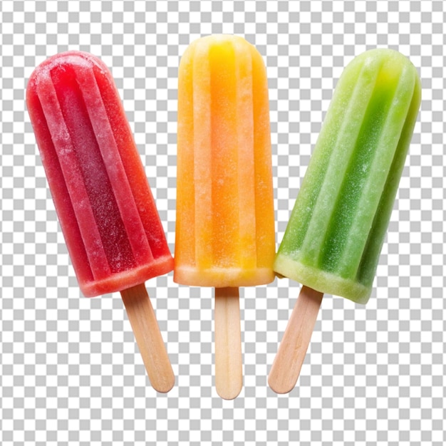 PSD ice lollies transparent background