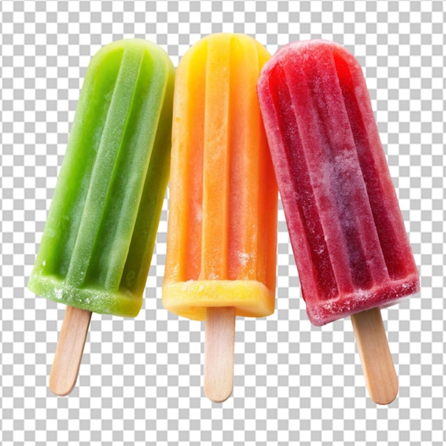 PSD ice lollies transparent background