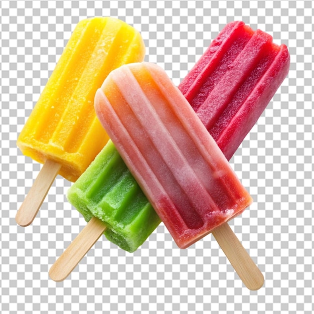 PSD ice lollies transparent background