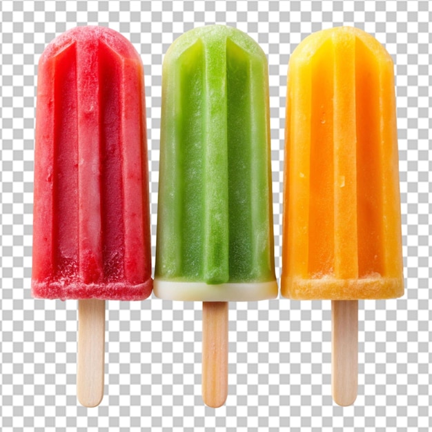 PSD ice lollies transparent background