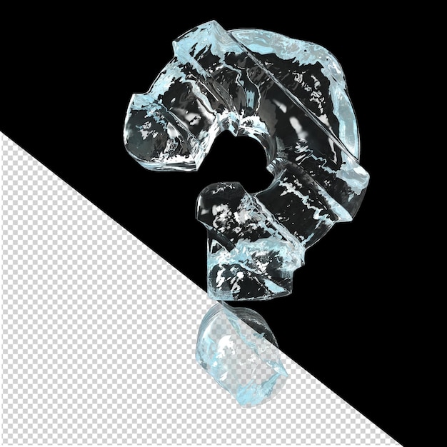 Ice symbol with diagonal thick straps