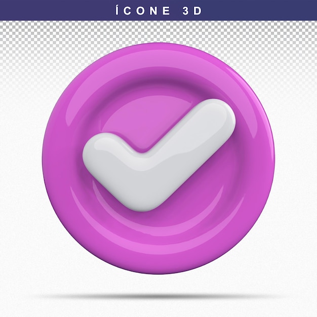 Icon 3D Check Mark