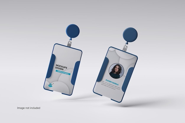 ID CARD HOLDER MOCKUP