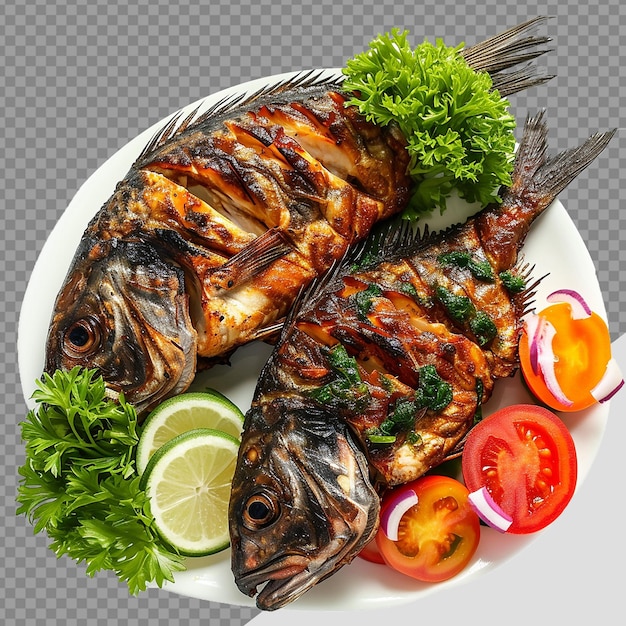 Ikan Bakar png isolated on transparent background