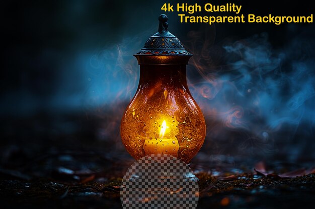 PSD illuminate scenes with mystical glow transparent background