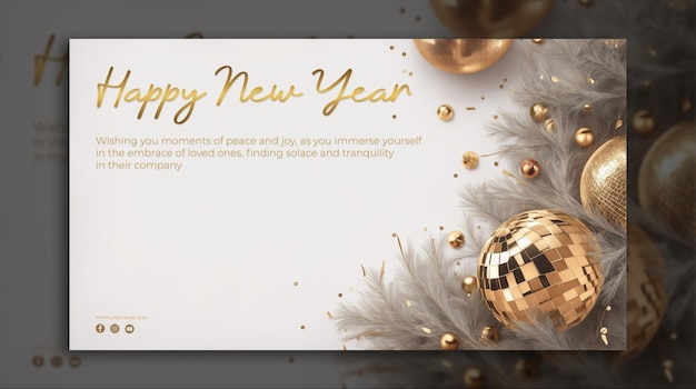 PSD illuminated by disco ball the white new year background sparkles vibrantly