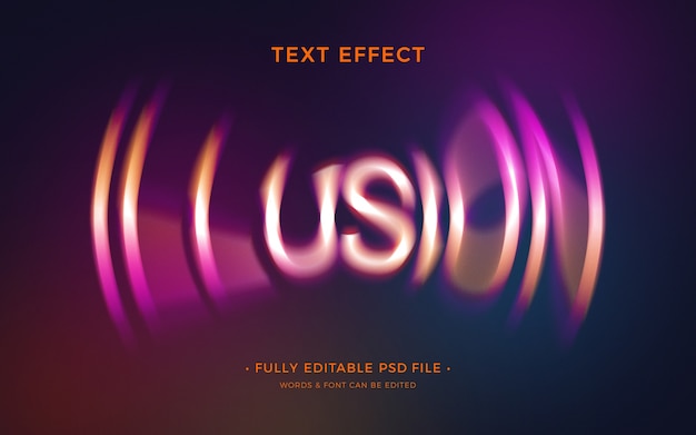 PSD illusion text effect