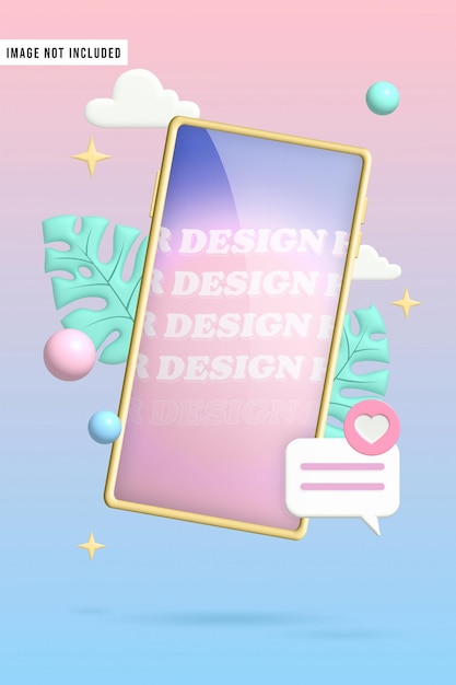 Illustrated Phone Mockup