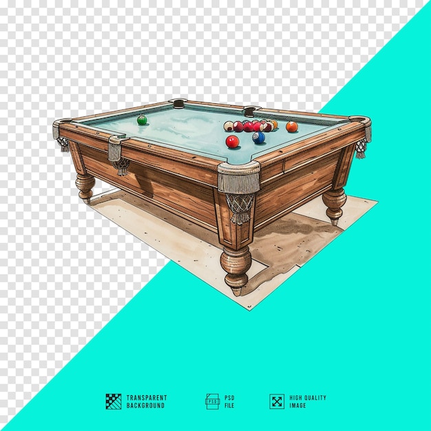 an illustration of a billiard table facing face down with balls on it