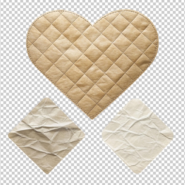 PSD an illustration of blank wrinkled texture patches